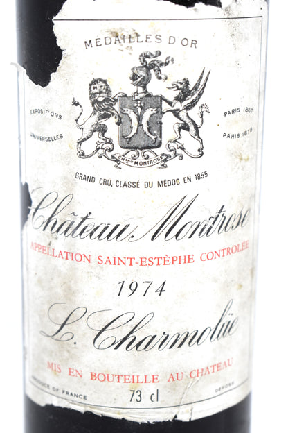 Bouteille ancienne Montrose 1974 vin de collection à vendre