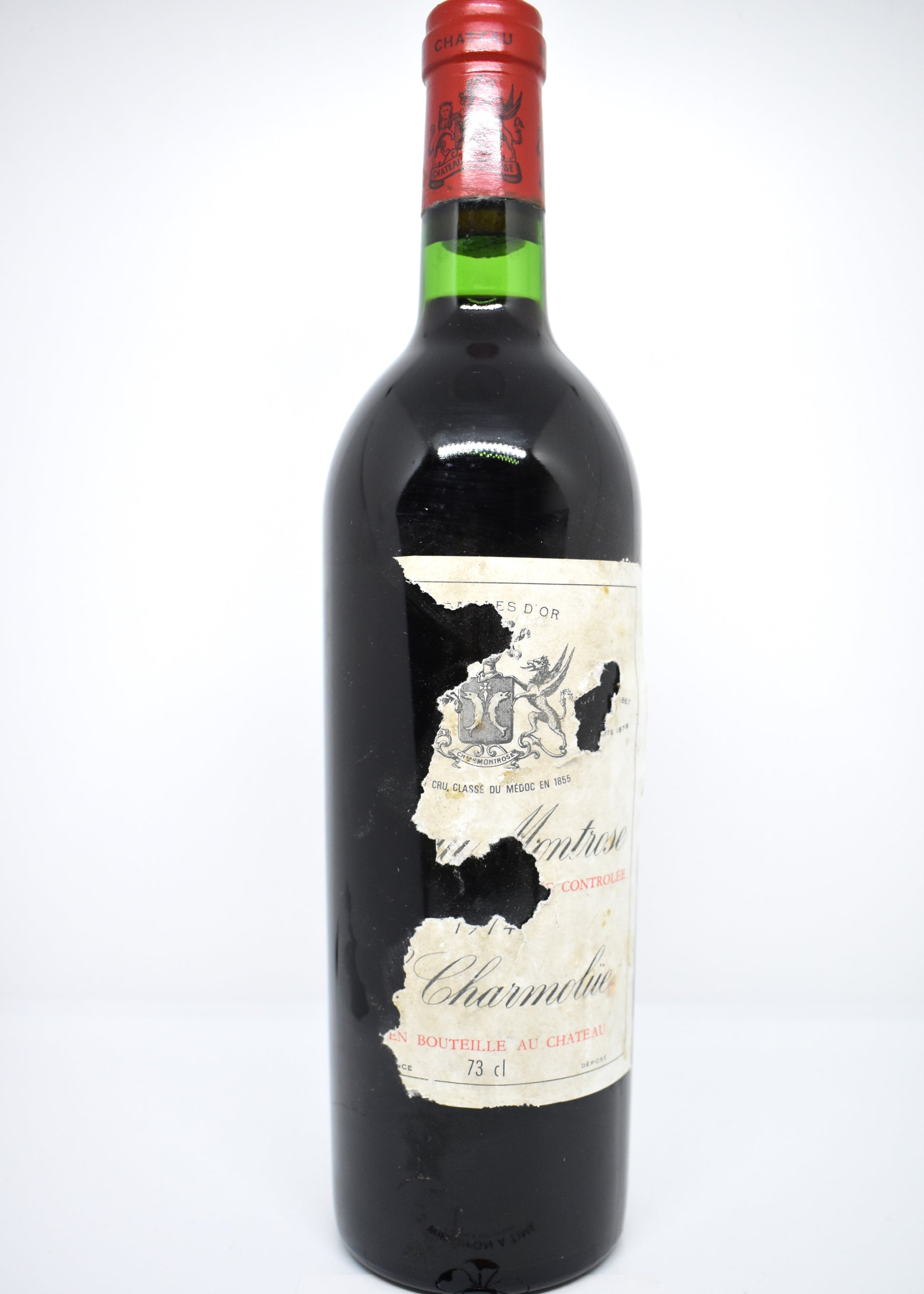Vin prestigieux Bordeaux 1974 Montrose meilleur prix du marché