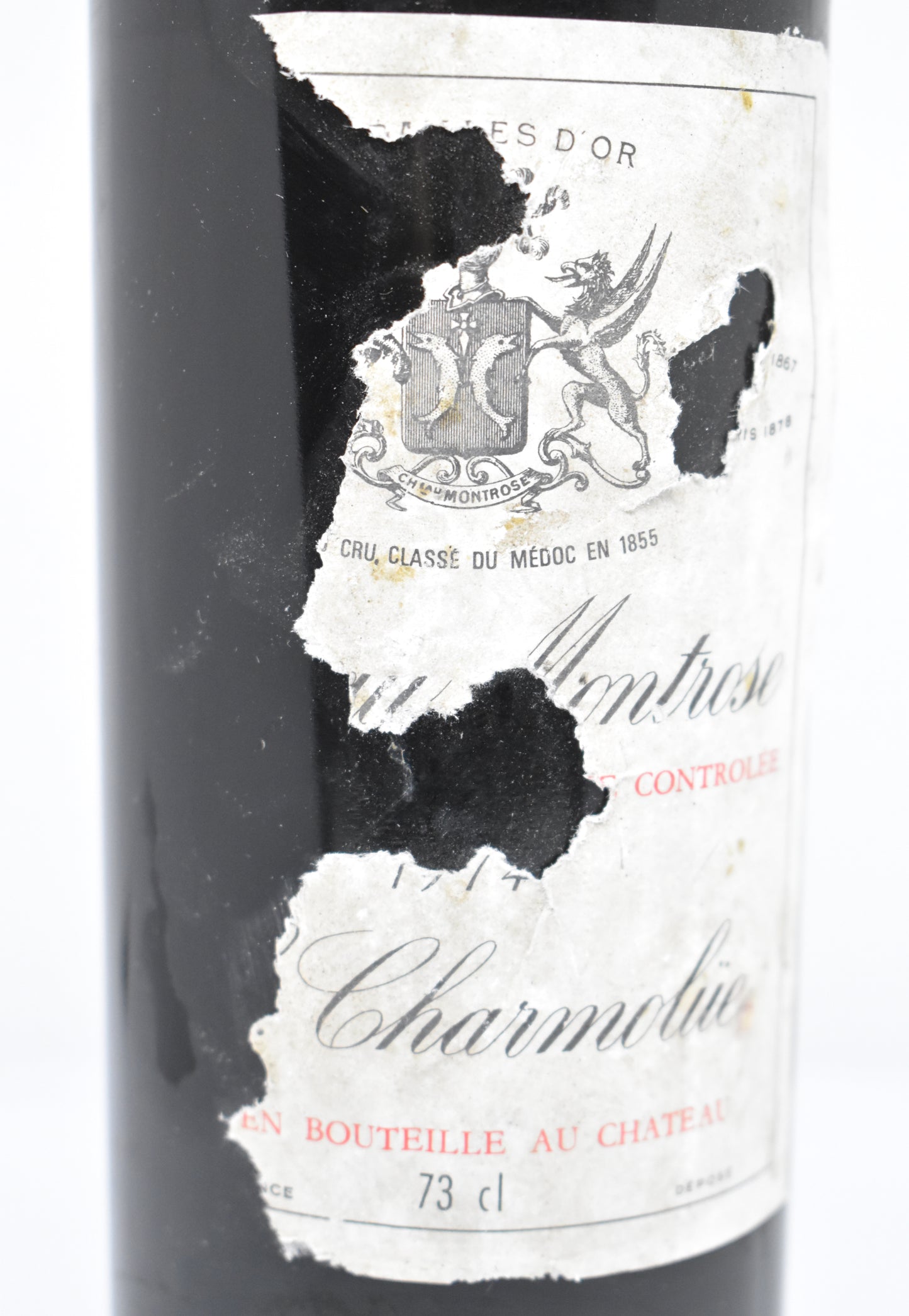 Cadeau parfait pour anniversaire 1974 Château Montrose
