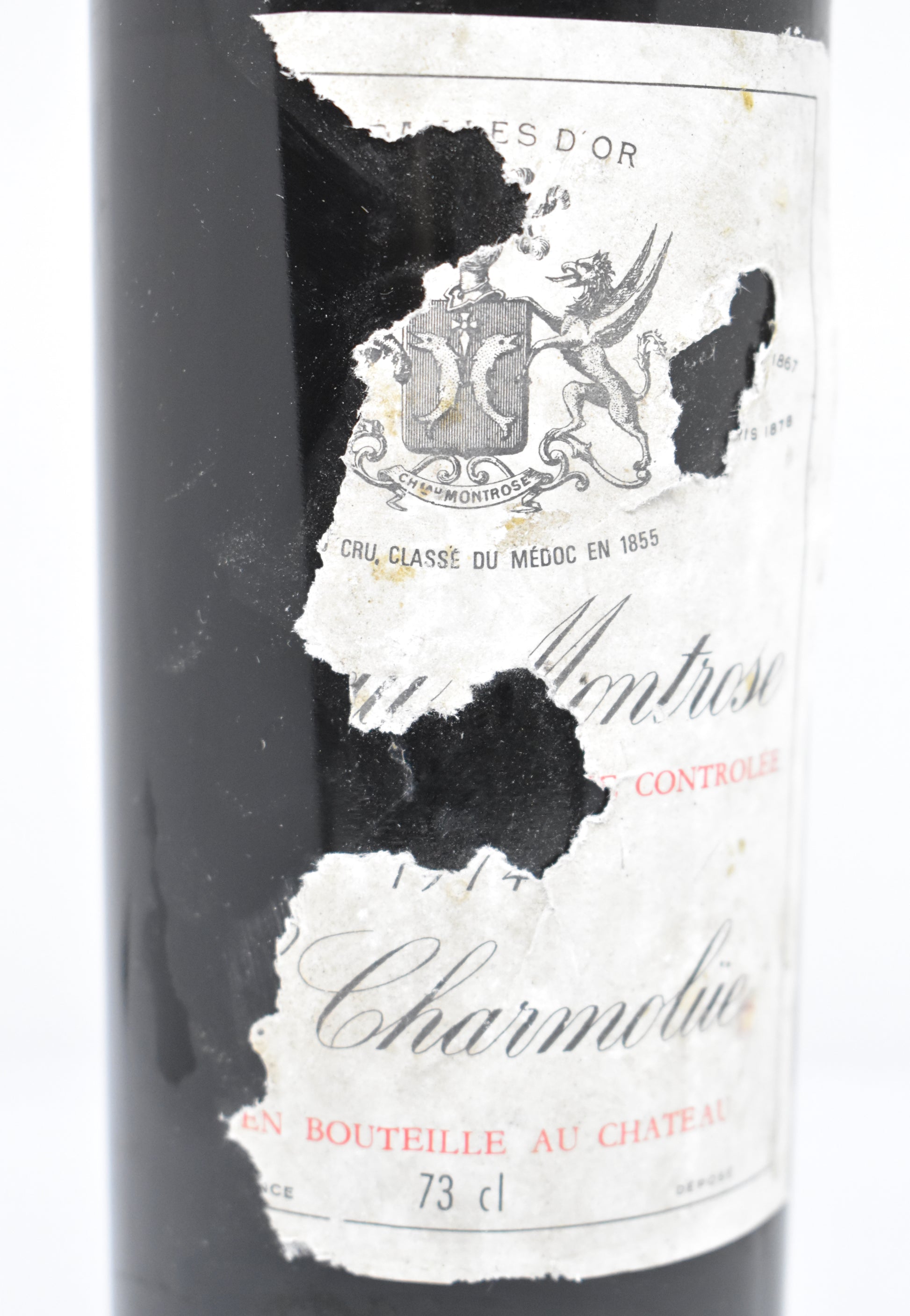 Cadeau parfait pour anniversaire 1974 Château Montrose