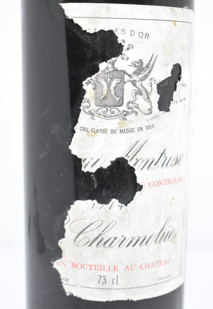 Cadeau parfait pour anniversaire 1974 Château Montrose