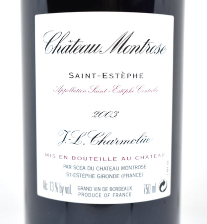 Vin de prestige Bordeaux Montrose 2003