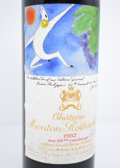 Mouton Rothschild 1982 prix ?