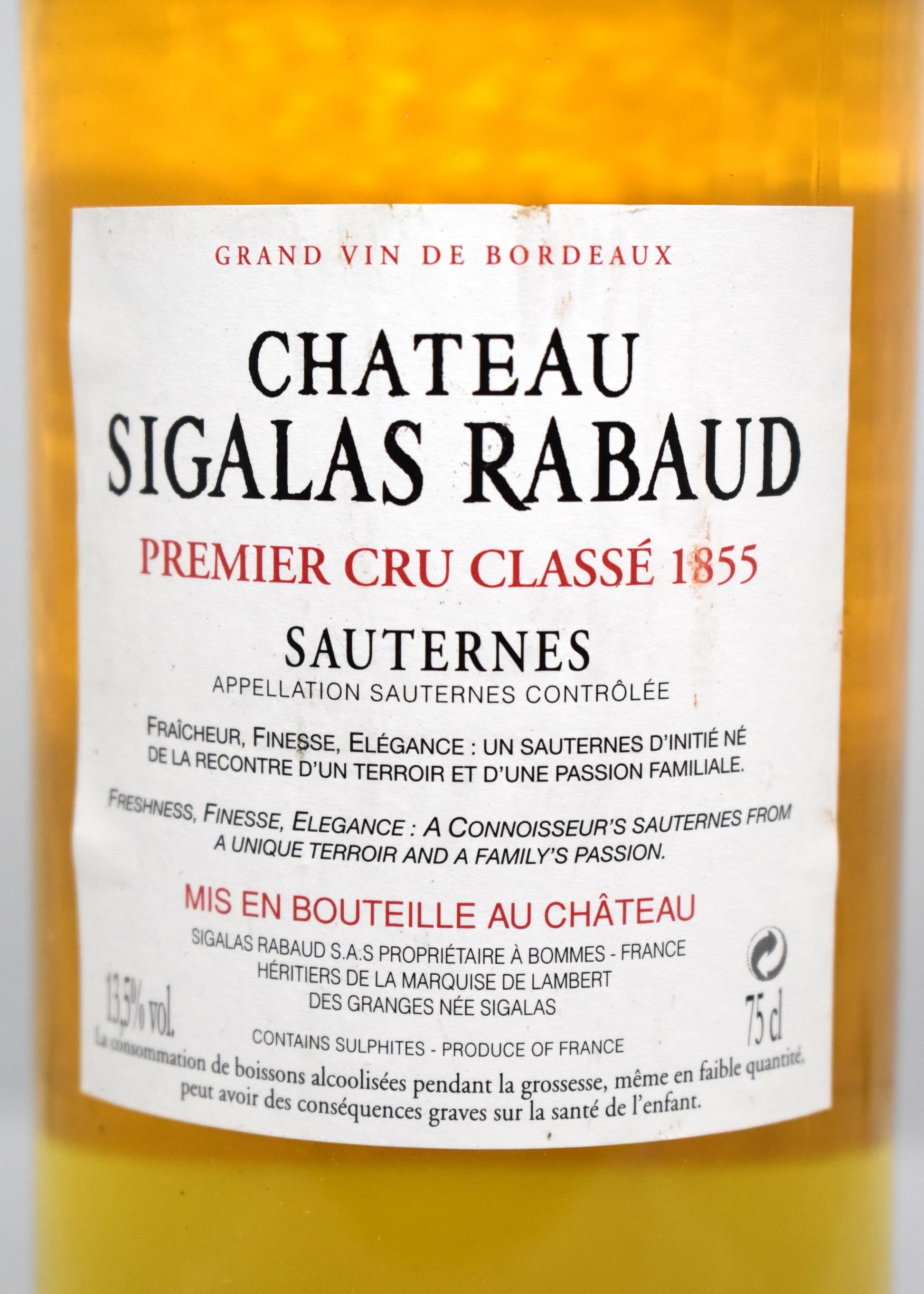 Offrir vin doux de 2005 pas cher - Sauternes 
