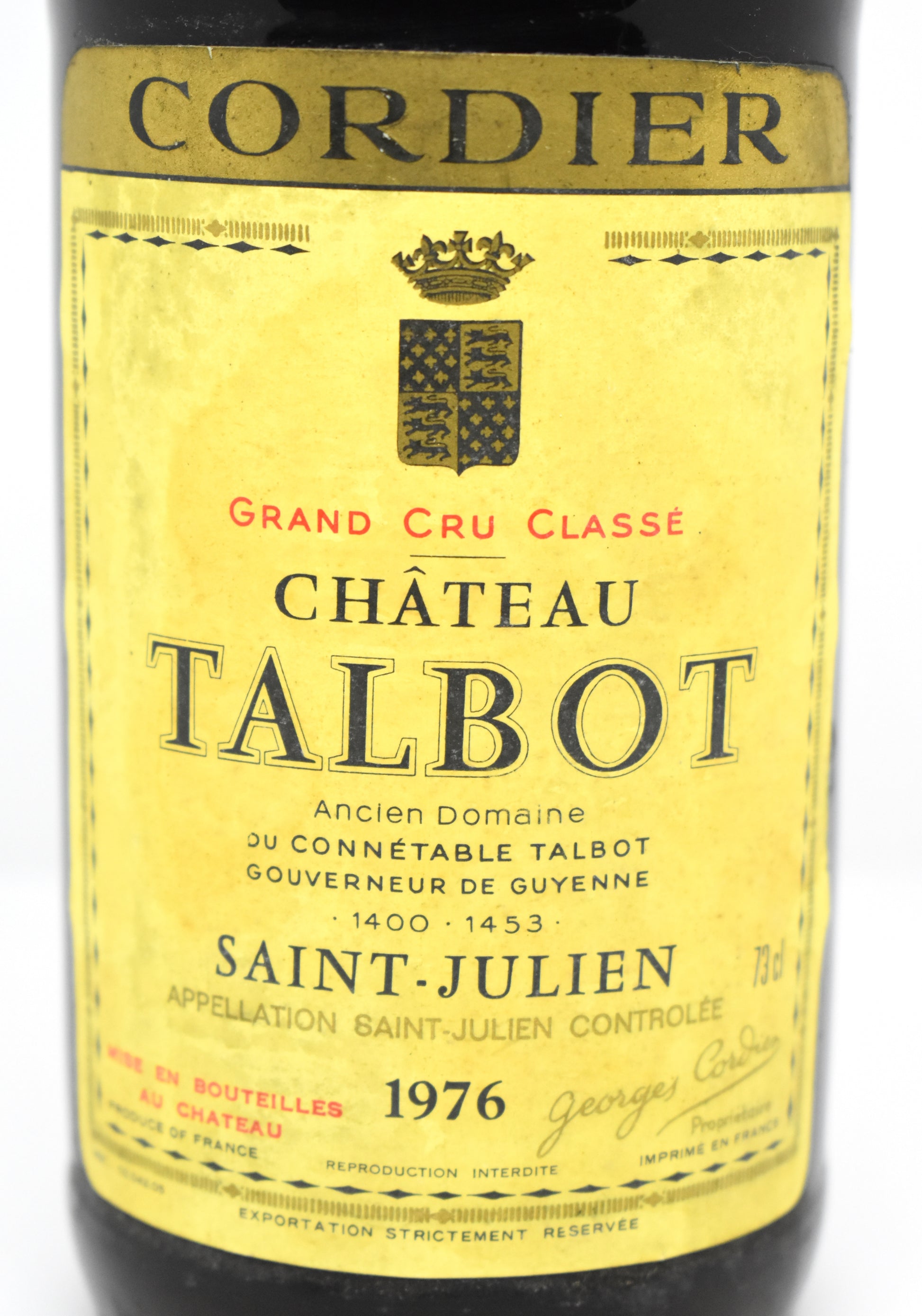 Acheter Château Talbot 1976