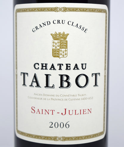 Acheter Château Talbot 2006 Saint-Julien en ligne