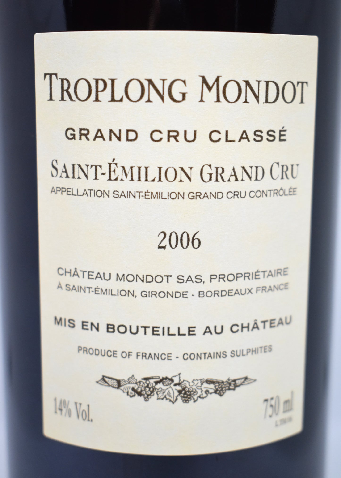 Château Troplong-Mondot 2006 - Saint-Emilion