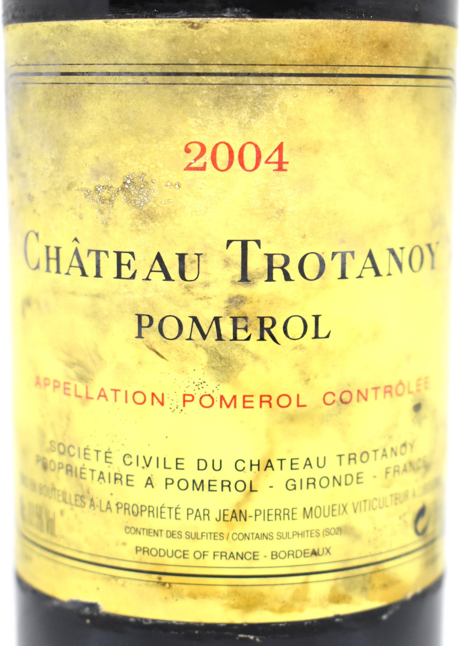 Où trouver Château Trotanoy 2004 ? disponibilité France/Europe, offre compétitive