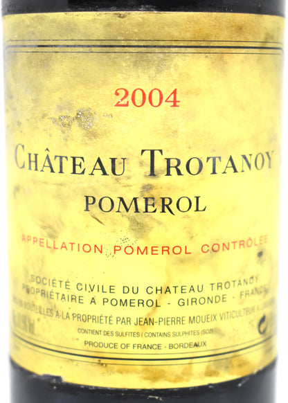 Où trouver Château Trotanoy 2004 ? disponibilité France/Europe, offre compétitive