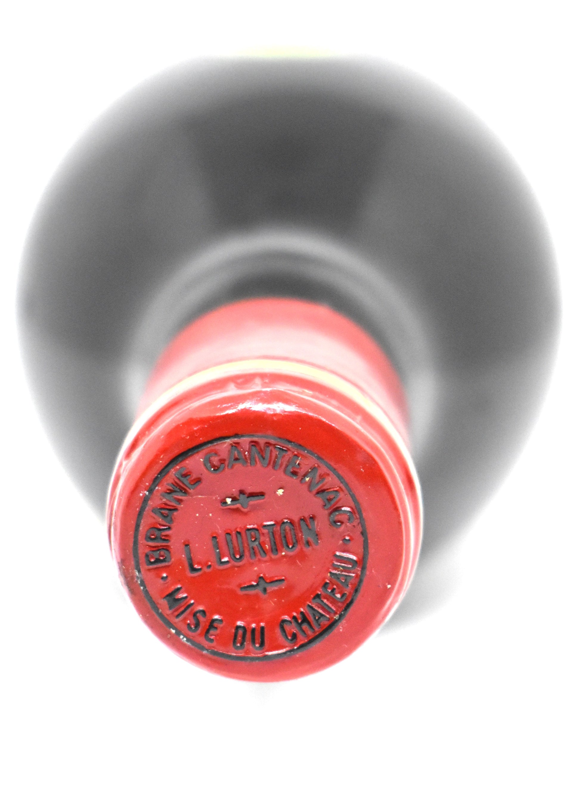 Aged Margaux red wine Chateau Brane-Cantenac 1982 perfect label collector bottle