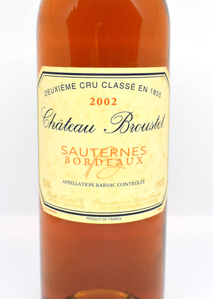 Is Chateau Broustet 2002 Sauternes a good sweet wine to collect and drink now?