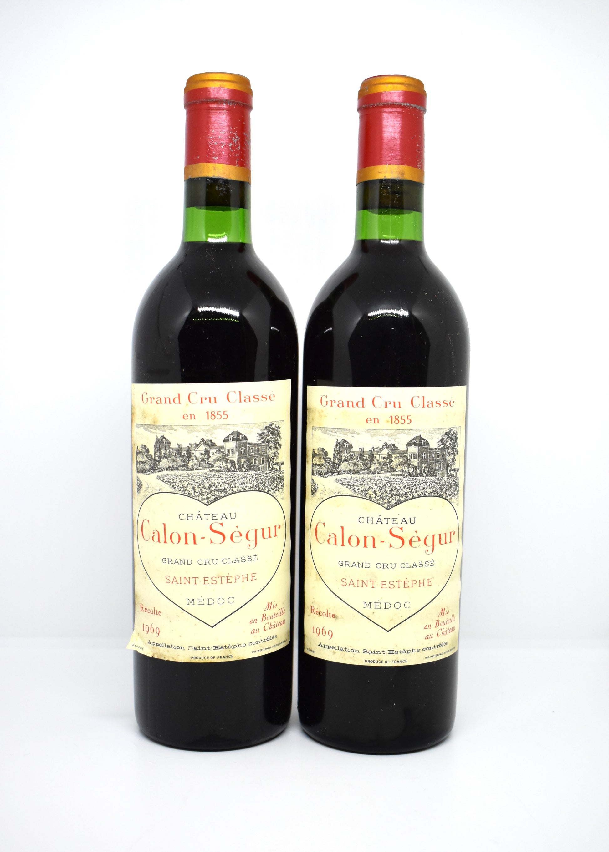 Déguster un très vieux millésime de Saint-Estèphe 1969 acheter Château Calon-Ségur