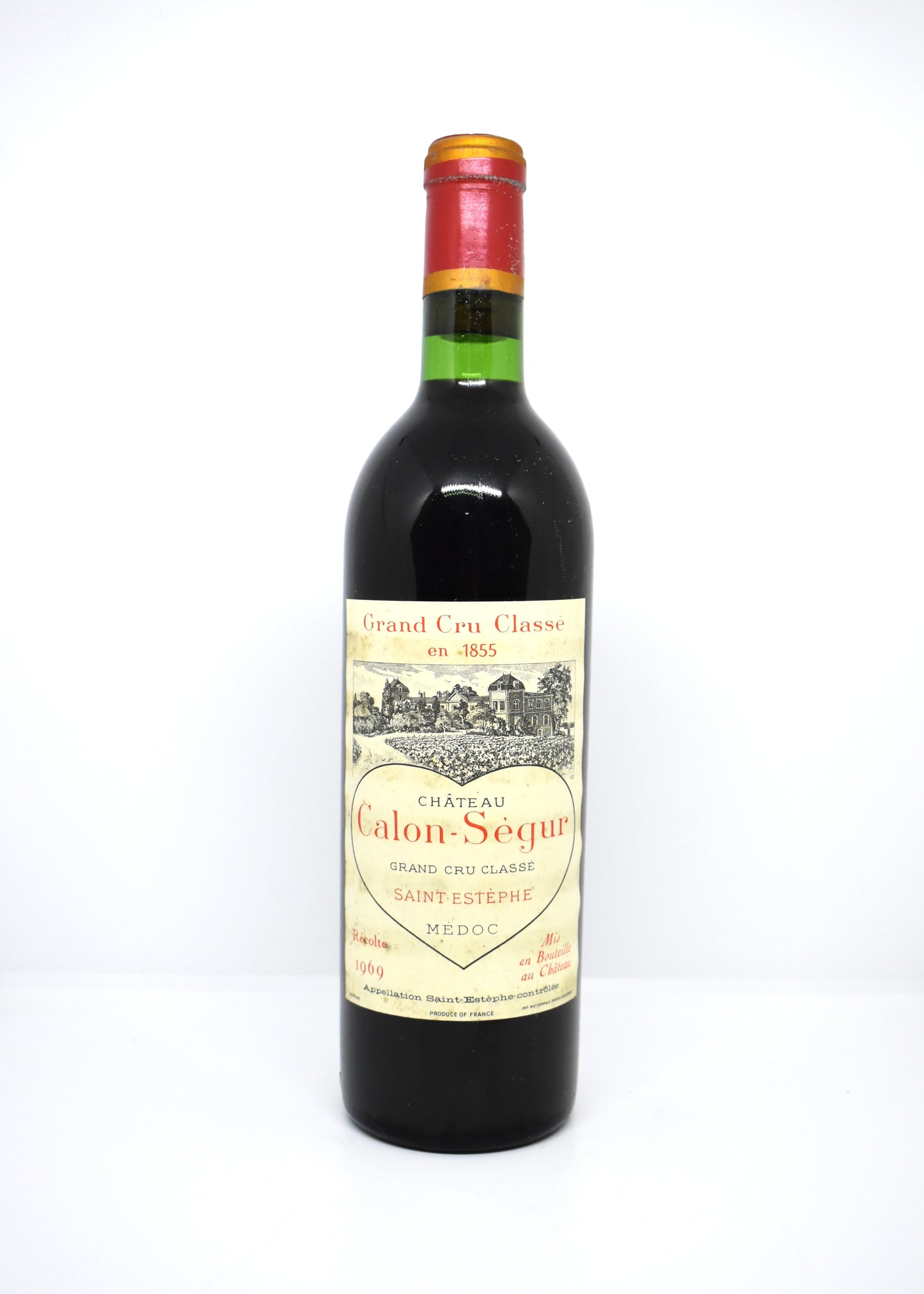 Acheter en ligne bouteille Château Calon-Ségur millésime 1969 Saint-Estèphe Grand Cru