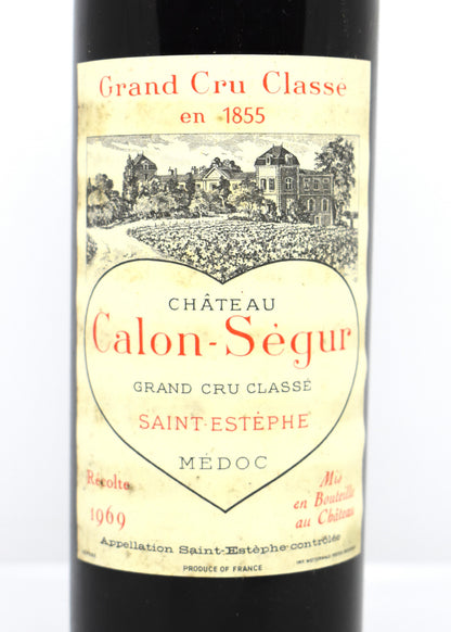 Quel vin de 1969 offrir pour un cadeau d anniversaire de 57 ans ? Commander Calon-Ségur