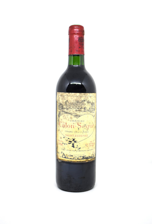 Acheter en ligne bouteille Château Calon-Ségur millésime 1990 Saint-Estèphe Grand Cru