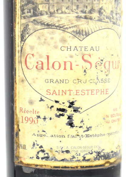 Where to buy Chateau Calon-Segur 1990 mature bordeaux wine online store Switzerland