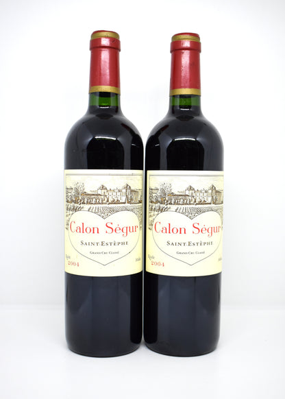 Déguster un grand cru de Saint-Estèphe mûr 2004 acheter Château Calon-Ségur