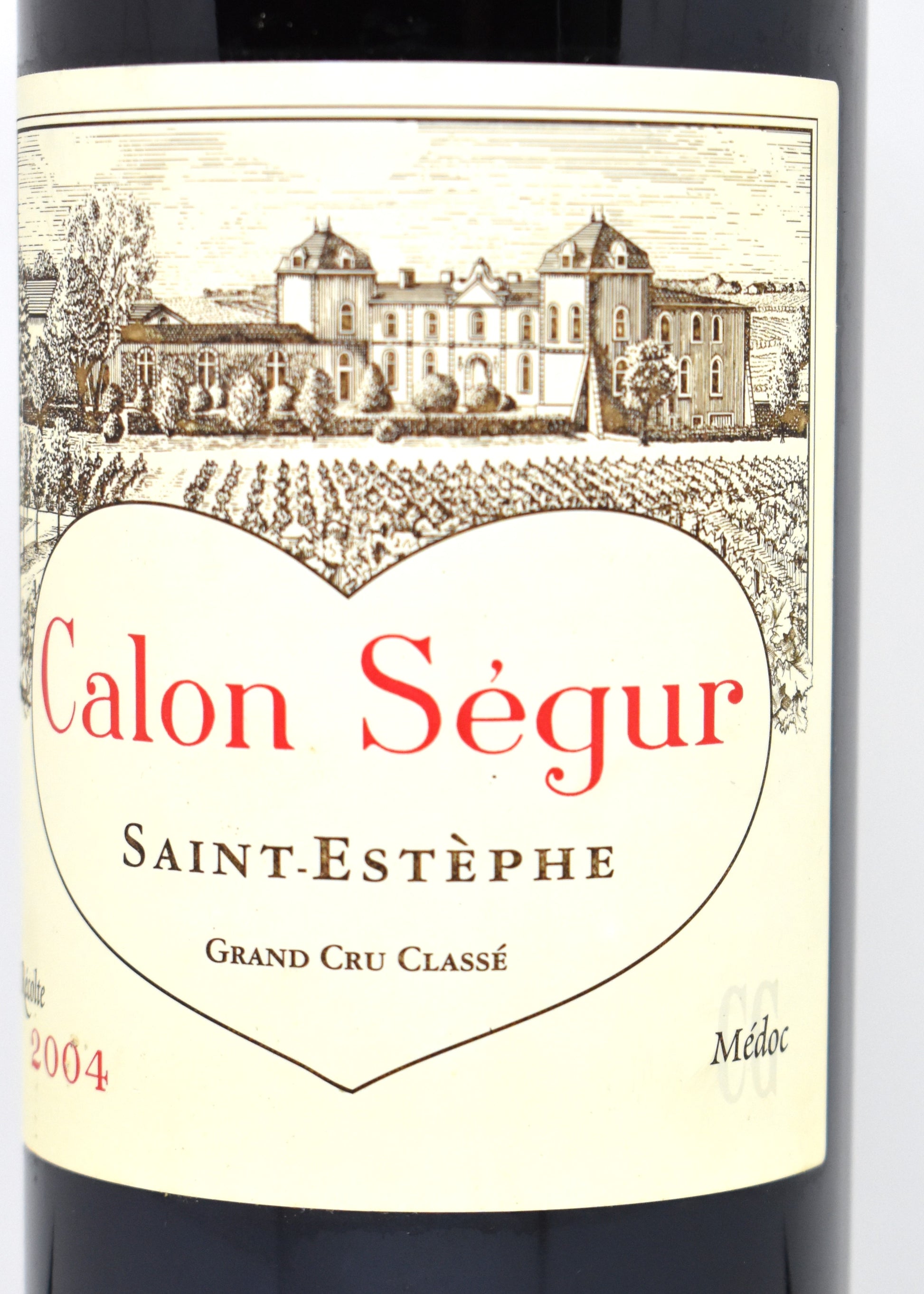 Best mature 2004 bordeaux wine gift idea Chateau Calon-Segur secure shipping