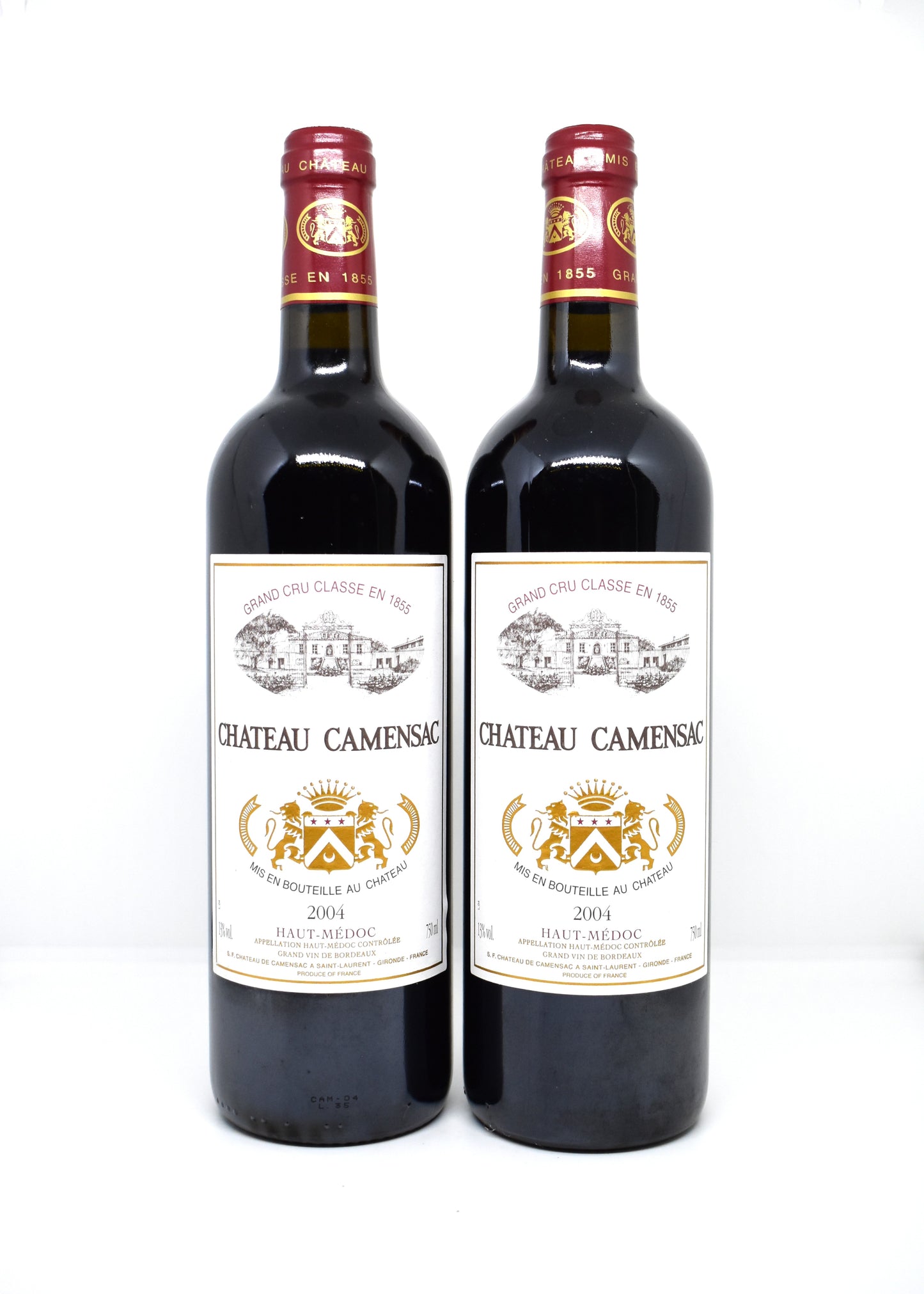 Acheter Château Camensac 2004 en ligne - Vin rare de collection au meilleur prix