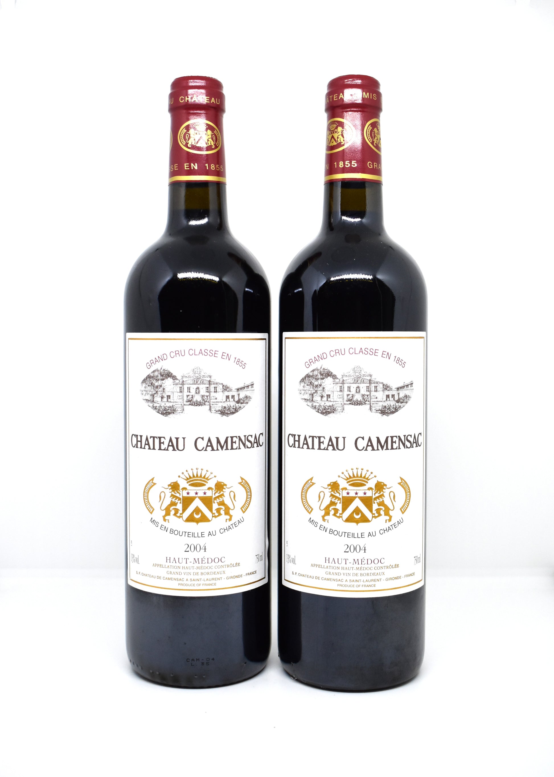 Acheter Château Camensac 2004 en ligne - Vin rare de collection au meilleur prix