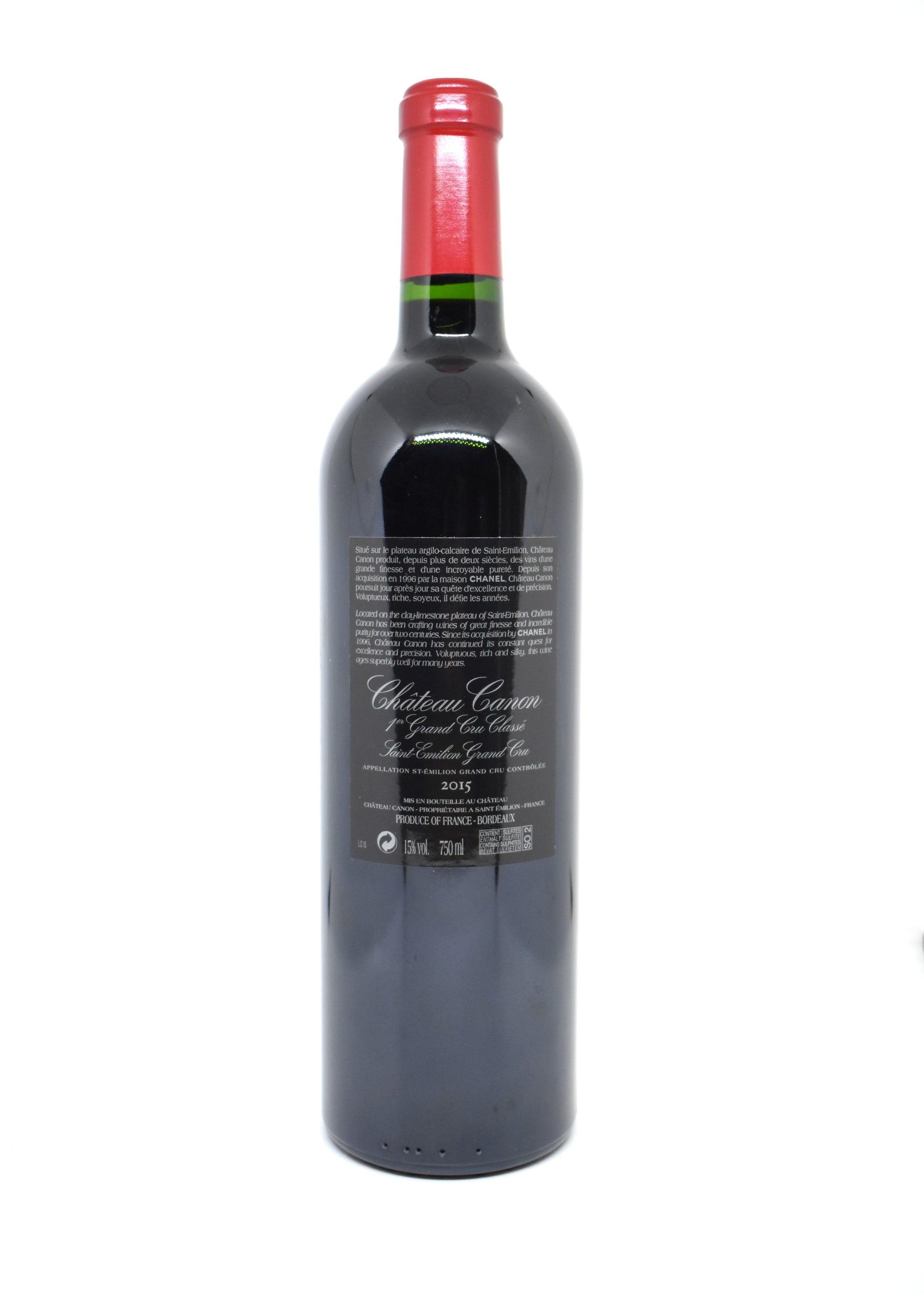 Achat grand vin rive droite Bordeaux 2015