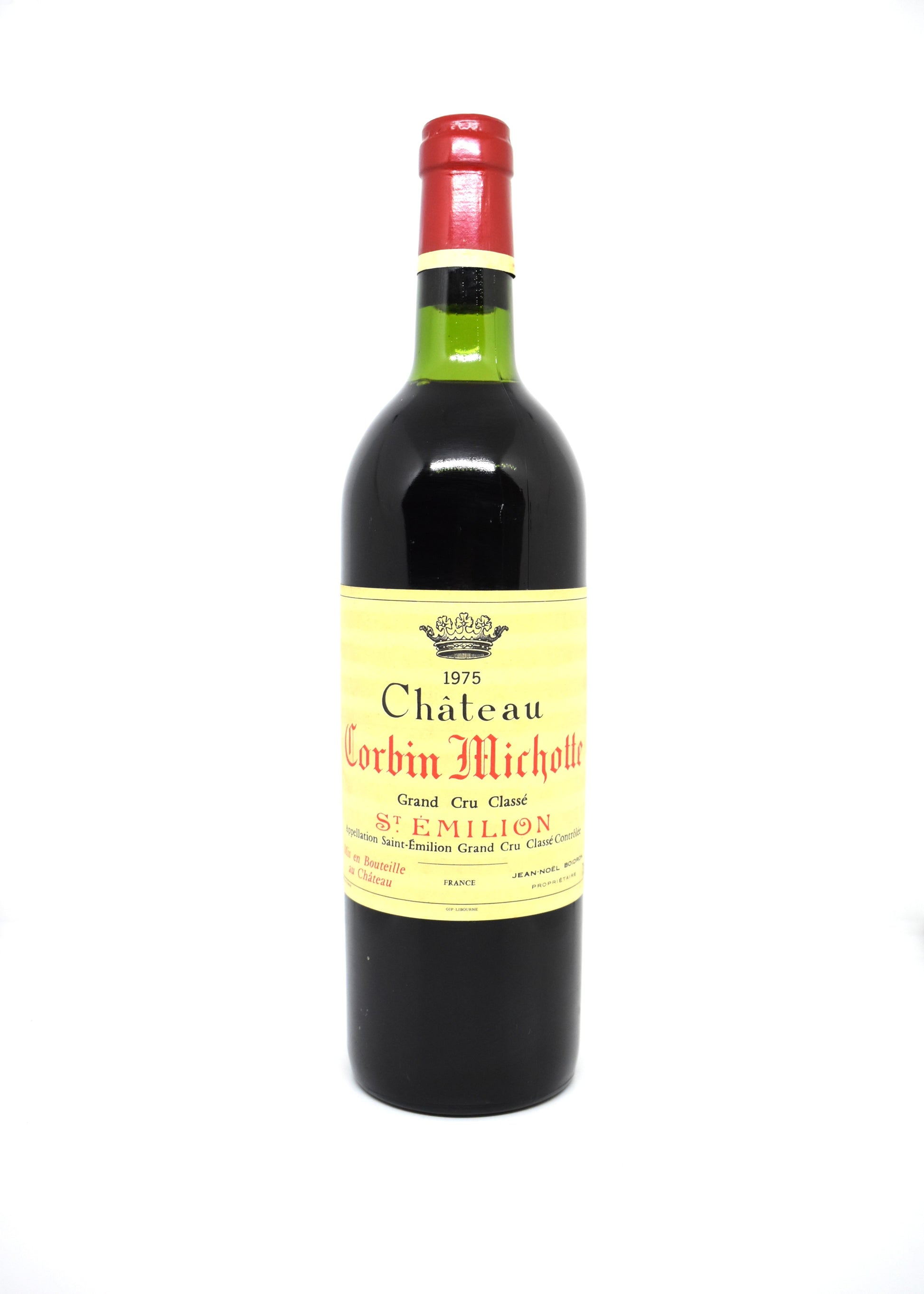Commander en ligne Château Corbin Michotte 1975