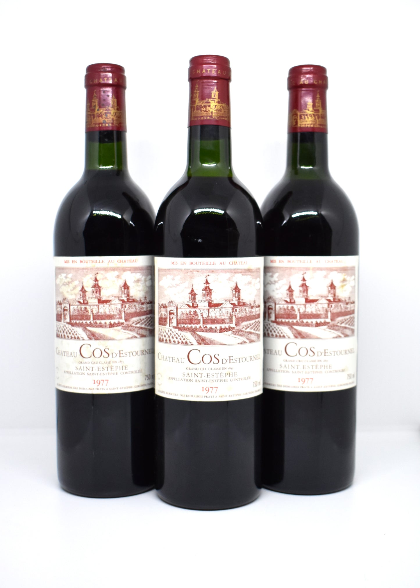 Château Cos d'Estournel 1977 état remarquable