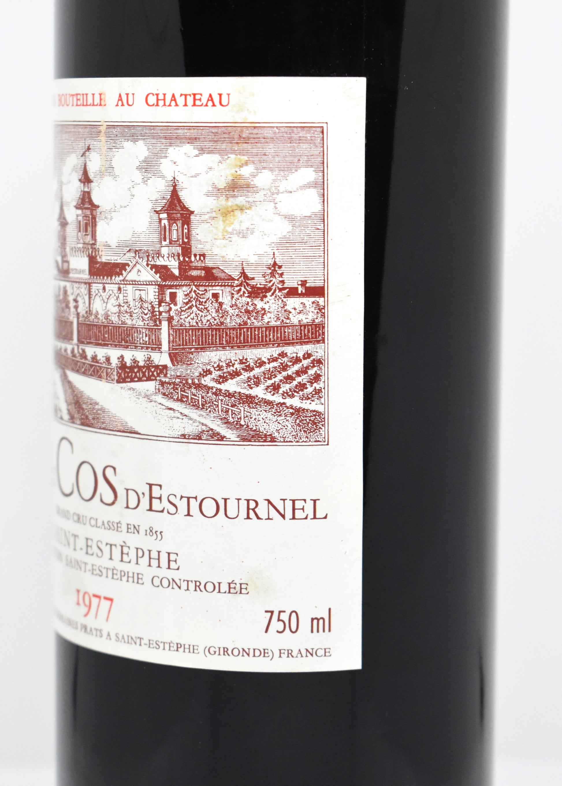 Offrir un vin rare de Saint-Estèphe 1977
