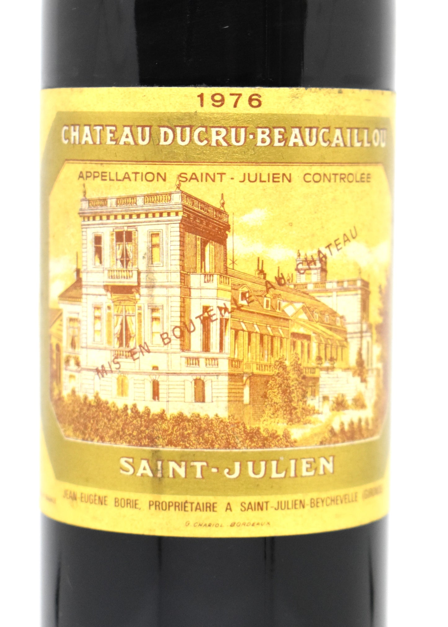 Château Ducru-Beaucaillou 1976 - Flacon ancien pour un anniversaire de collection 50 ans