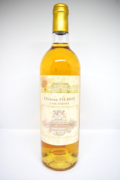 Quel vin doux ou liquoreux d'exception offrir pour célébrer le millésime 1996 ? Château Filhot Sauternes