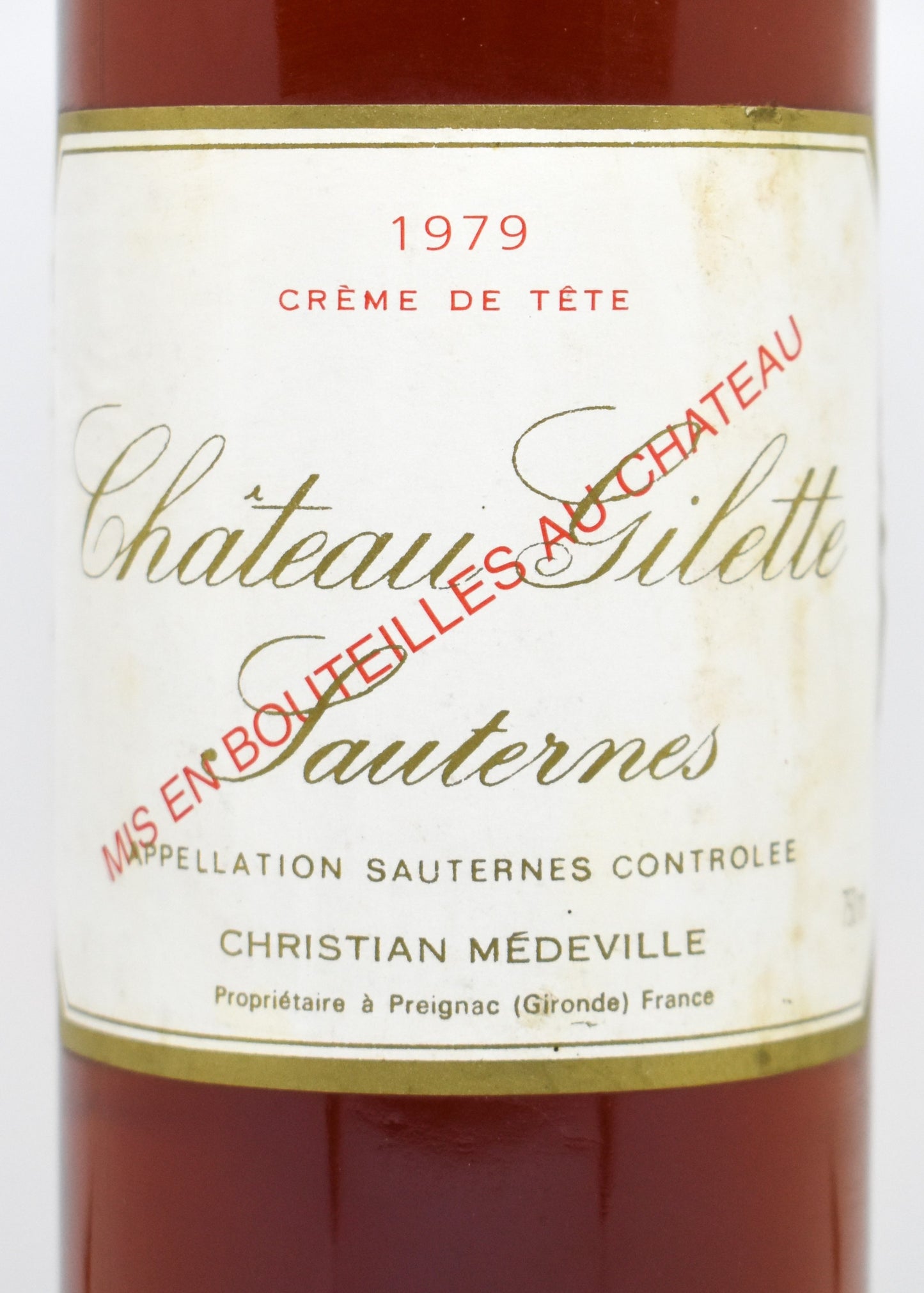 Acheter Sauternes Crème de Tête en ligne