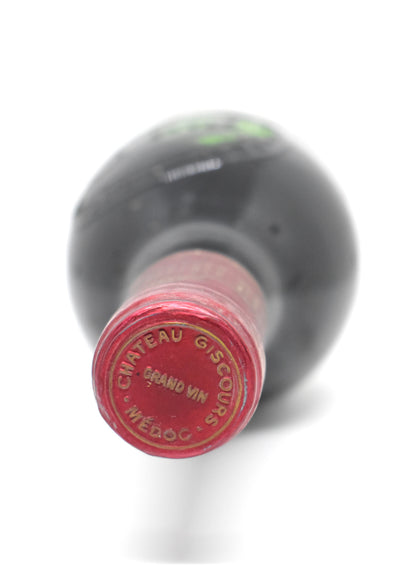 Château Giscours 1976 - Preuve d'authenticité de l'étiquette et du niveau