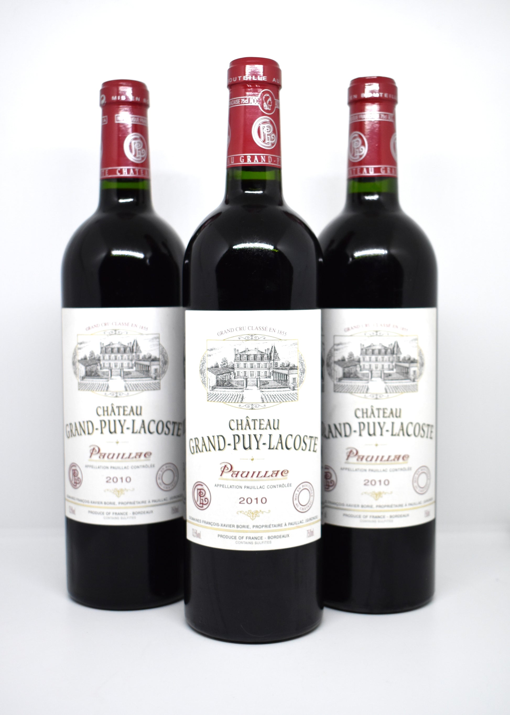 Faire un cadeau de prestige vin de Bordeaux commander Grand Puy Lacoste 2010
