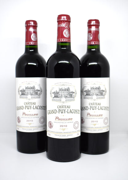 Faire un cadeau de prestige vin de Bordeaux commander Grand Puy Lacoste 2010