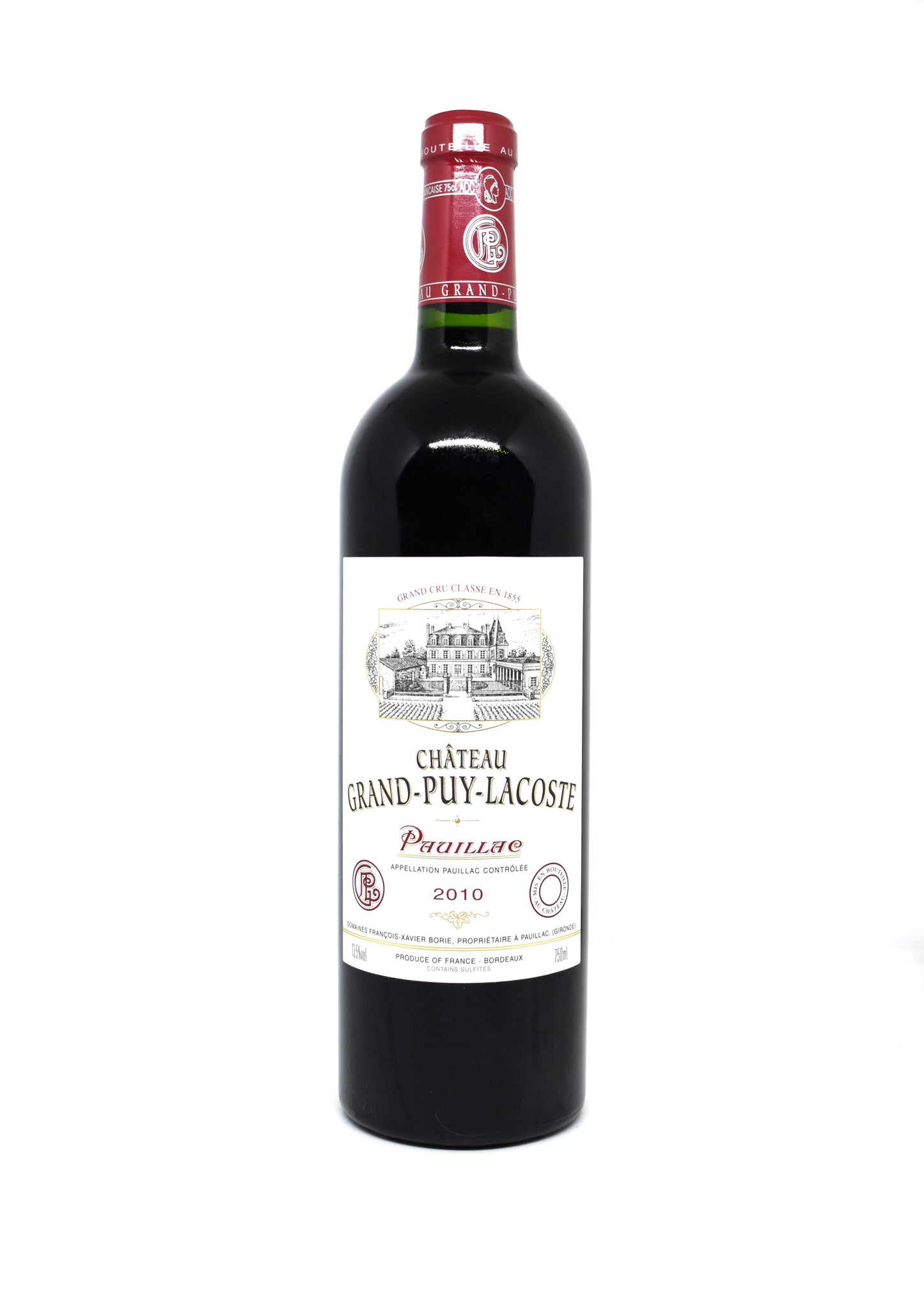 Chateau Grand-Puy-Lacoste 2010 mature Bordeaux red wine online store Switzerland