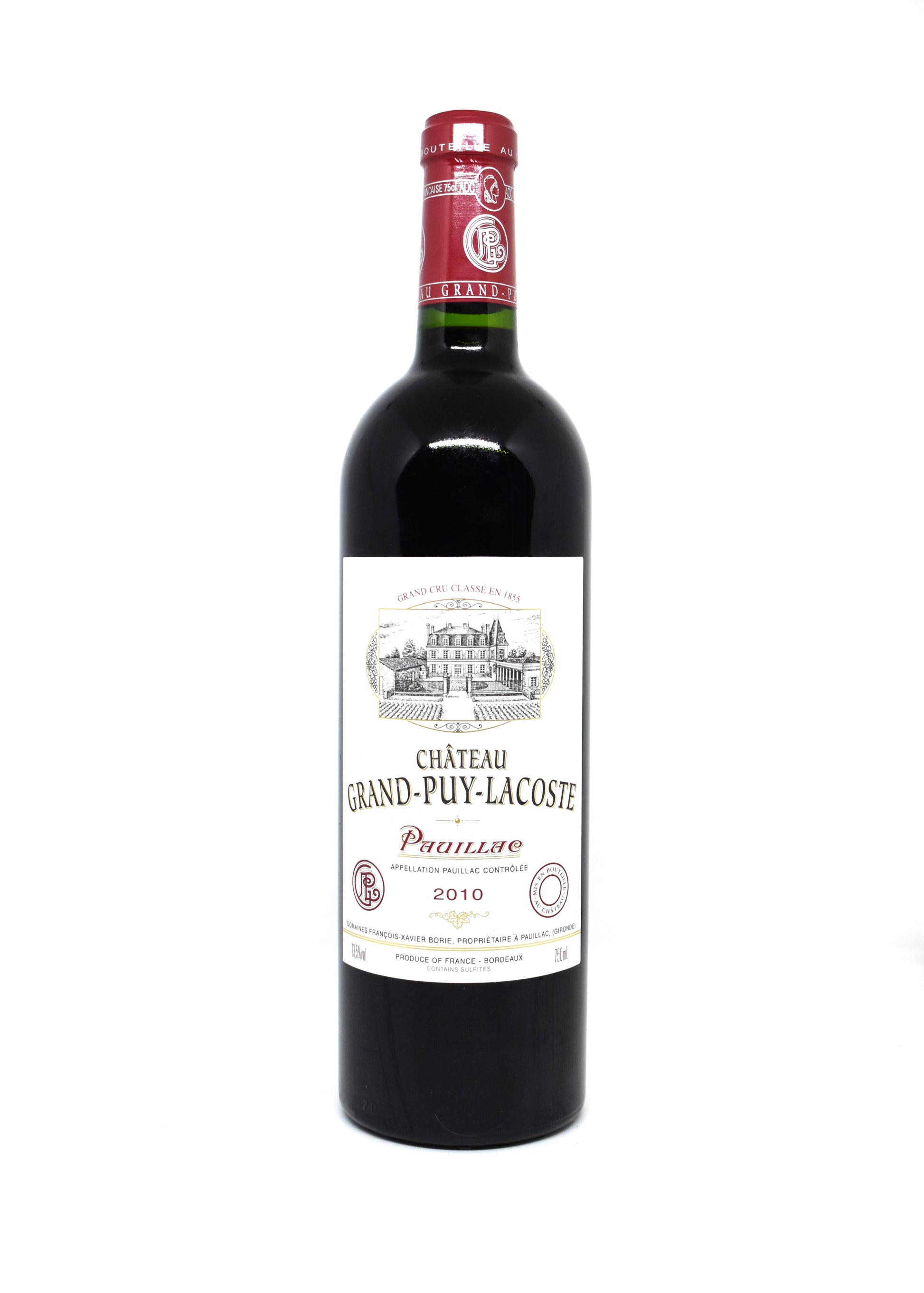 Chateau Grand-Puy-Lacoste 2010 mature Bordeaux red wine online store Switzerland
