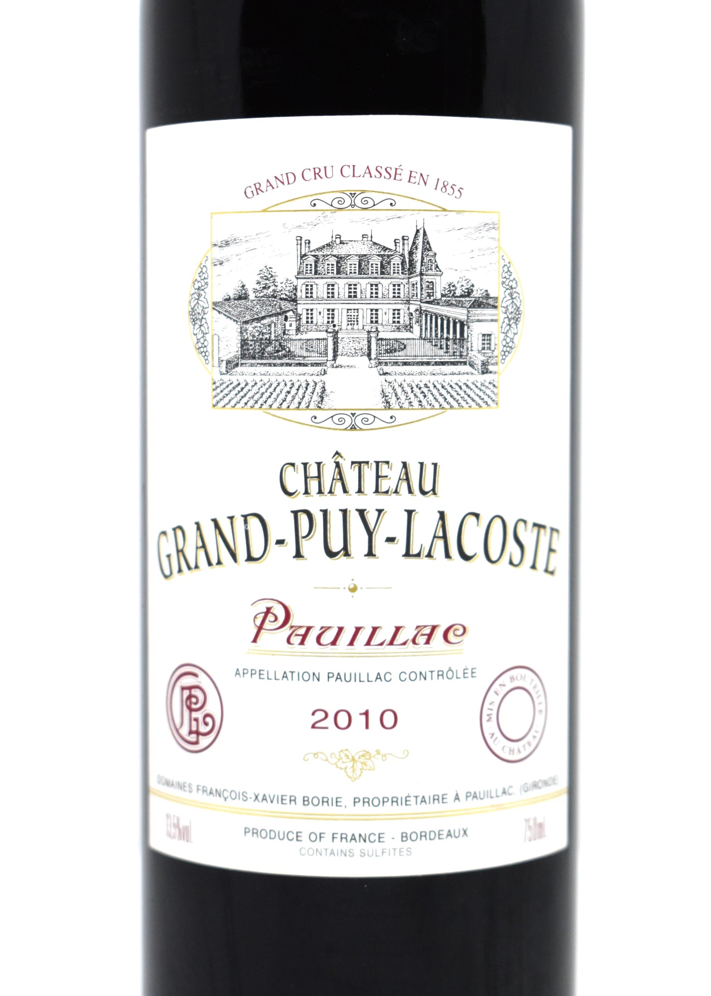 Déguster un grand cru classé de Pauillac acheter Château Grand-Puy-Lacoste 2010