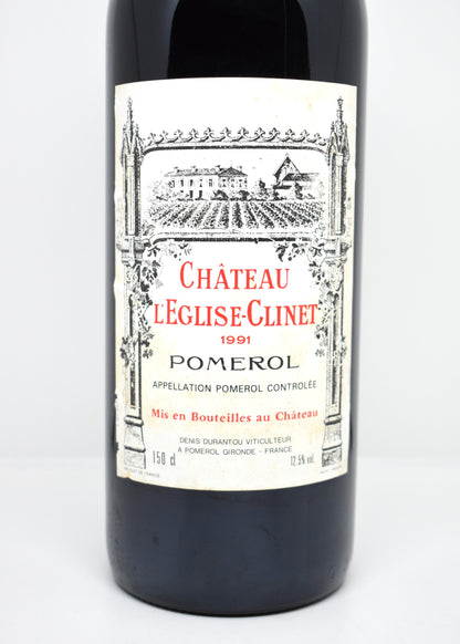 Étiquette Château L'Église-Clinet 1991 Bordeaux Grand Vin