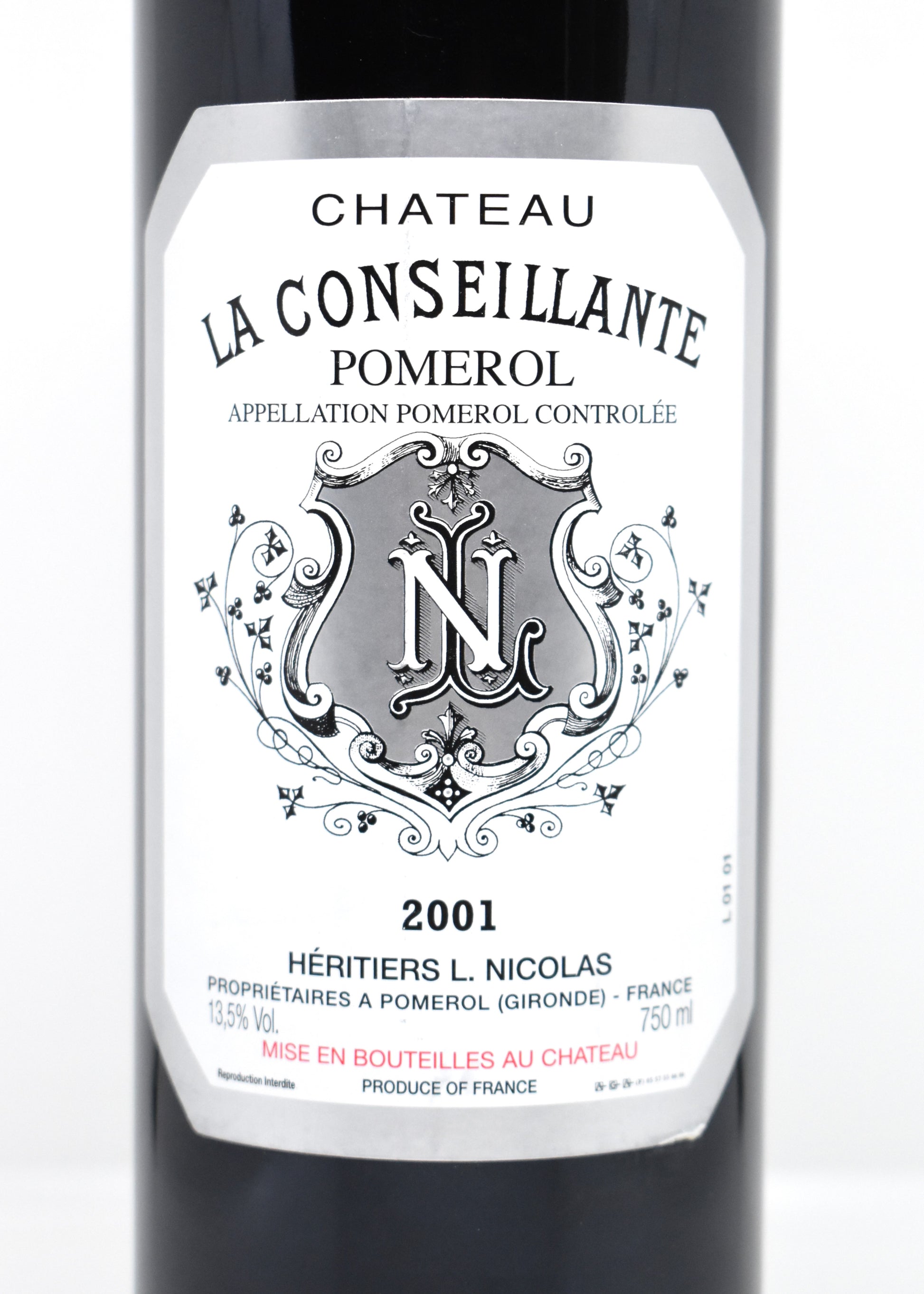 Acheter Conseillante 2001 Pomerol