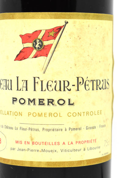 Chateau La Fleur Petrus 1978 low neck fill level - Collectible mature Bordeaux wine