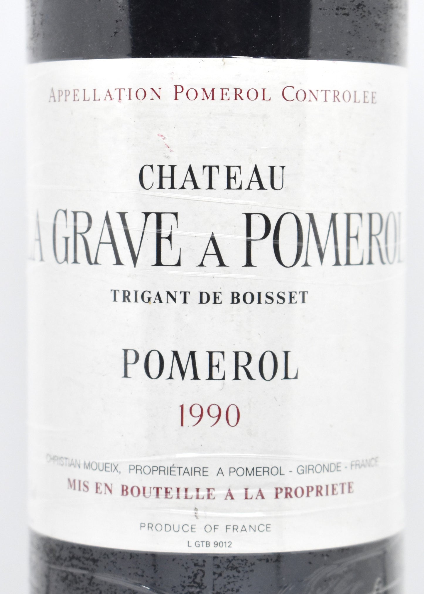 Vin Pomerol 1990 Trigant de Boisset