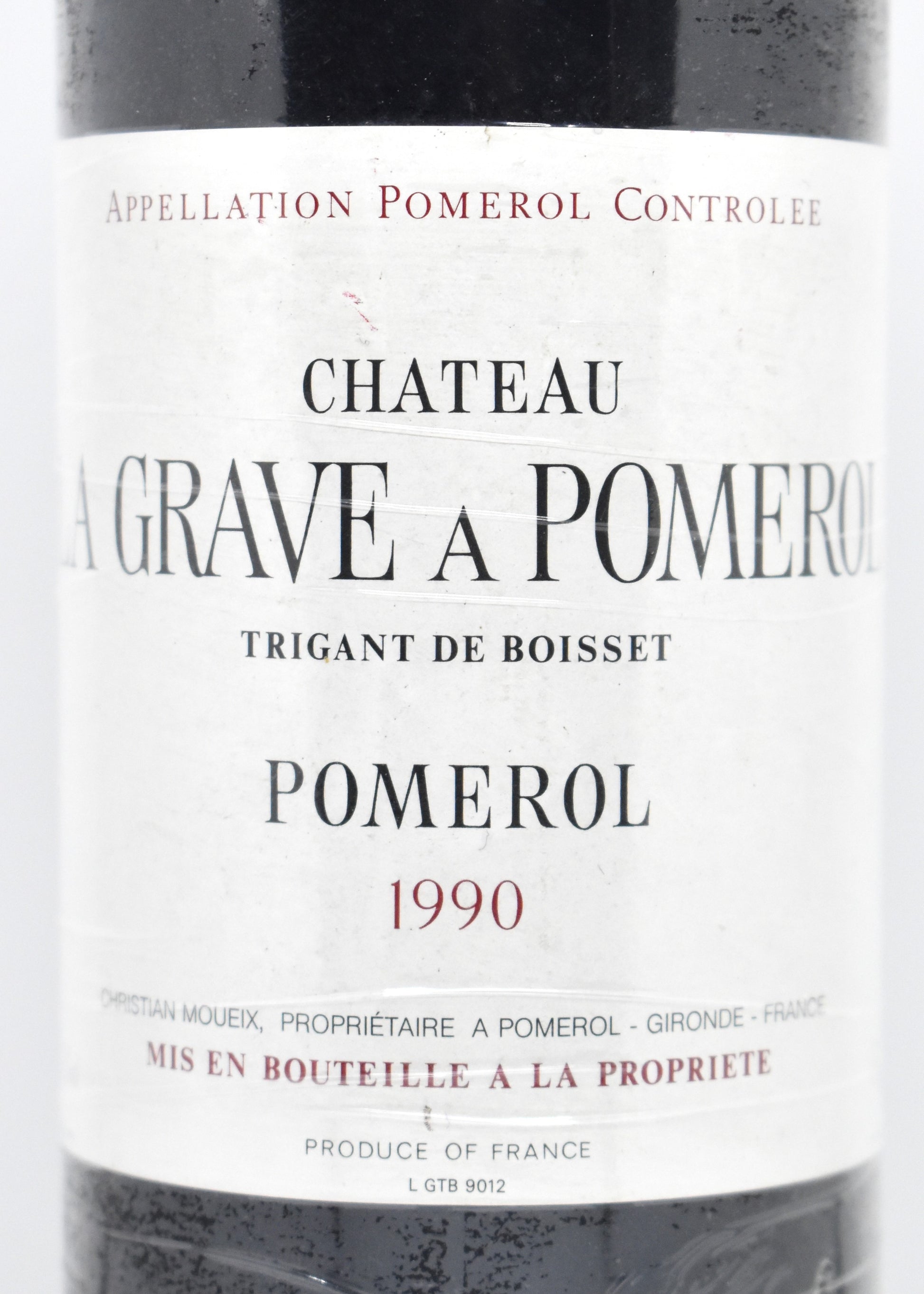 Vin Pomerol 1990 Trigant de Boisset