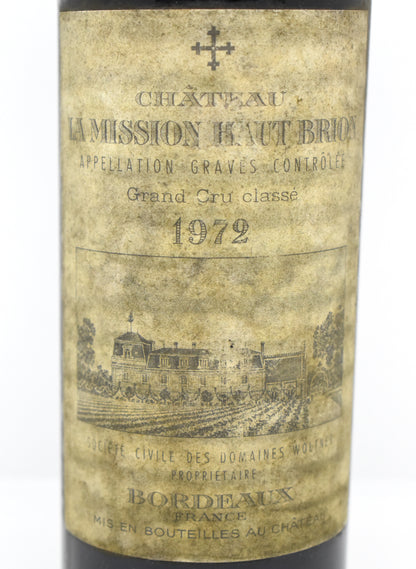 Vin ancien Bordeaux La Mission Haut-Brion 1972