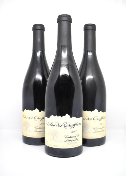 Clos des Truffiers 2003 - Vue rapprochée du goulot et de la capsule d'origine