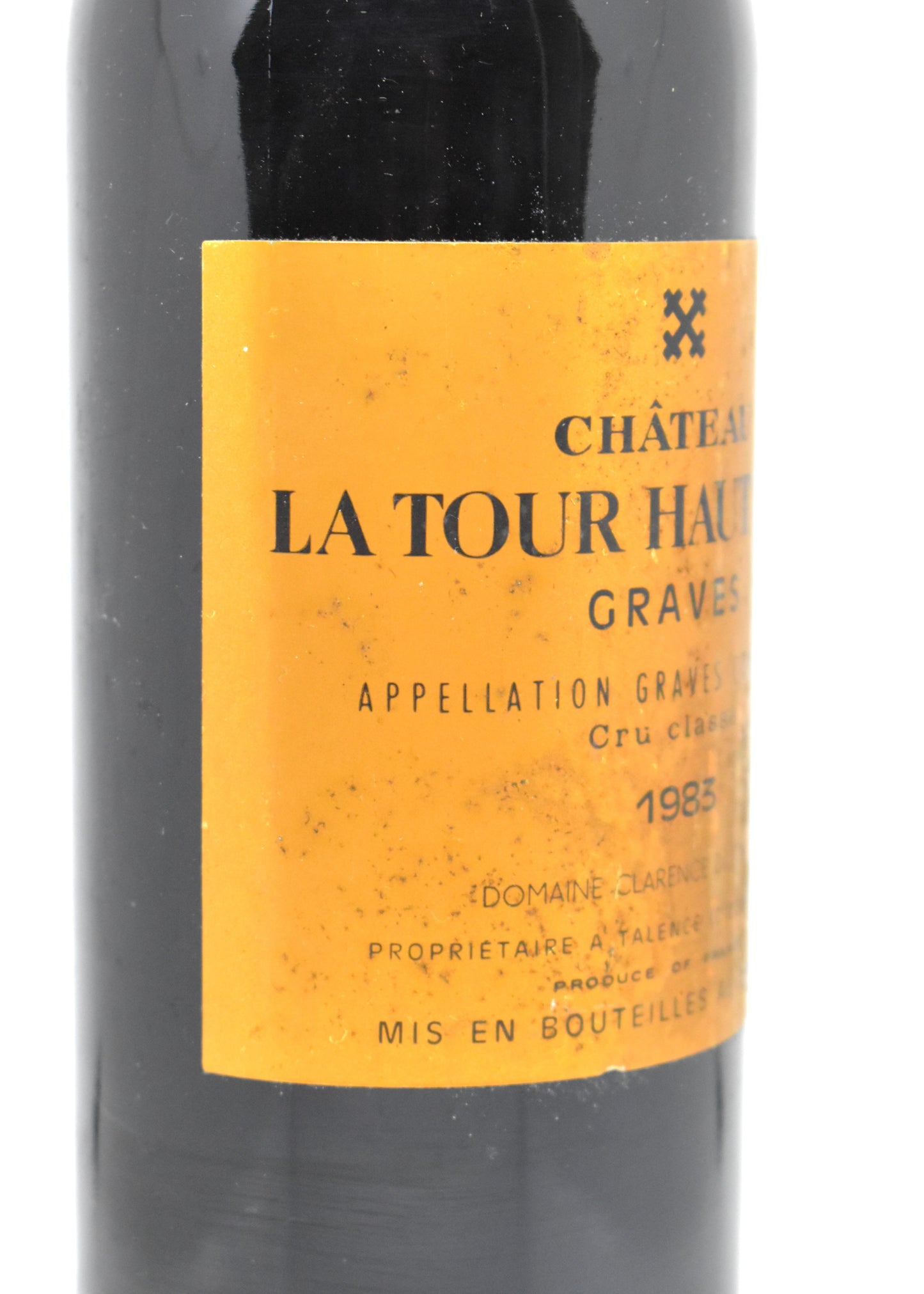Chateau La Tour Haut-Brion 1983 level and capsule condition - Mature Bordeaux tasting