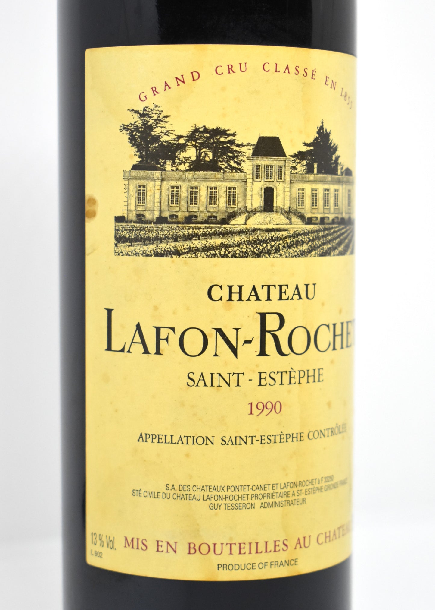 Achat Château Lafont-Rochet 1990 excellent état conservation