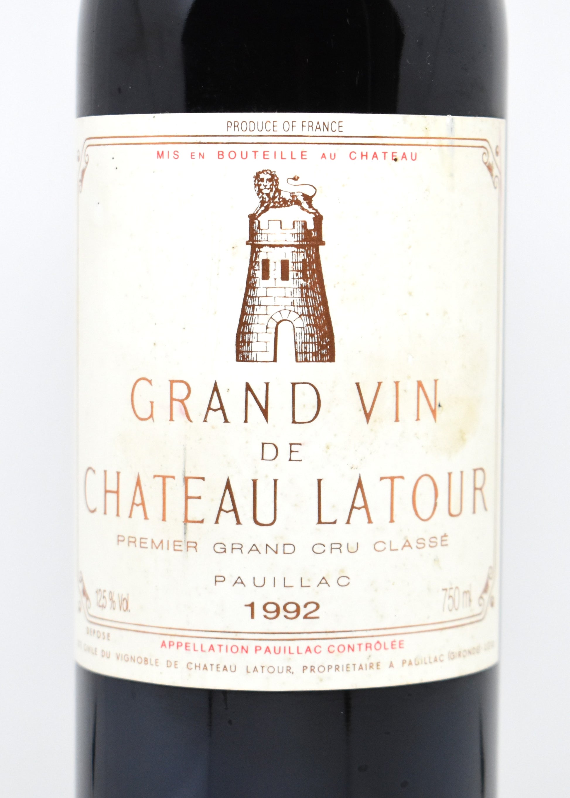 Quel vin de 1992 acheter pour un cadeau d'anniversaire ? Commander Château Latour