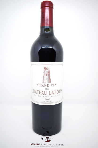 Acheter en ligne bouteille Château Latour millésime 2007 Pauillac Premier Grand Cru Classé
