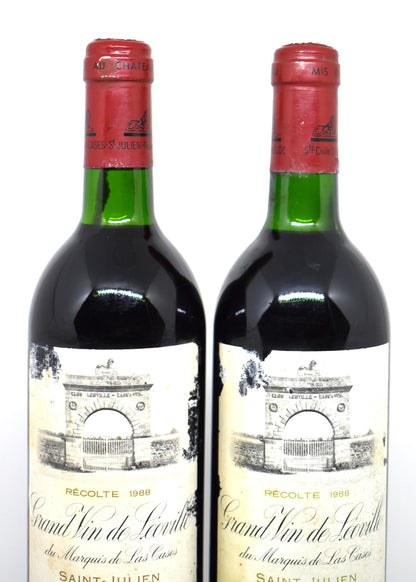 Buy authentic Saint-Julien Grand Cru Classe Chateau Leoville Las Cases 1988 Valais Switzerland