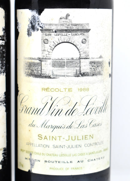 Déguster un grand cru de Saint-Julien mûr 1988 acheter Château Léoville Las Cases